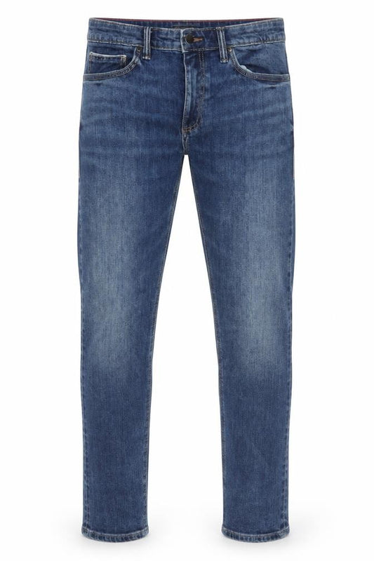 Autograph Men's Blue 34/31 Slim Tapered Stretch Jeans