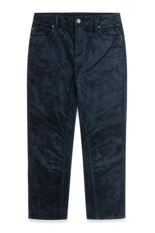 Marks and Spencer Women Dark Green Corduroy Trousers UK 16 Short