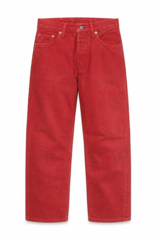 Levi's Women Red Size 30 501 Straight Leg Vintage W30 L30 Jeans