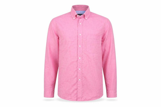 Austin Reed Men’s Pink M Slim Fit Cotton Button-Down Shirt
