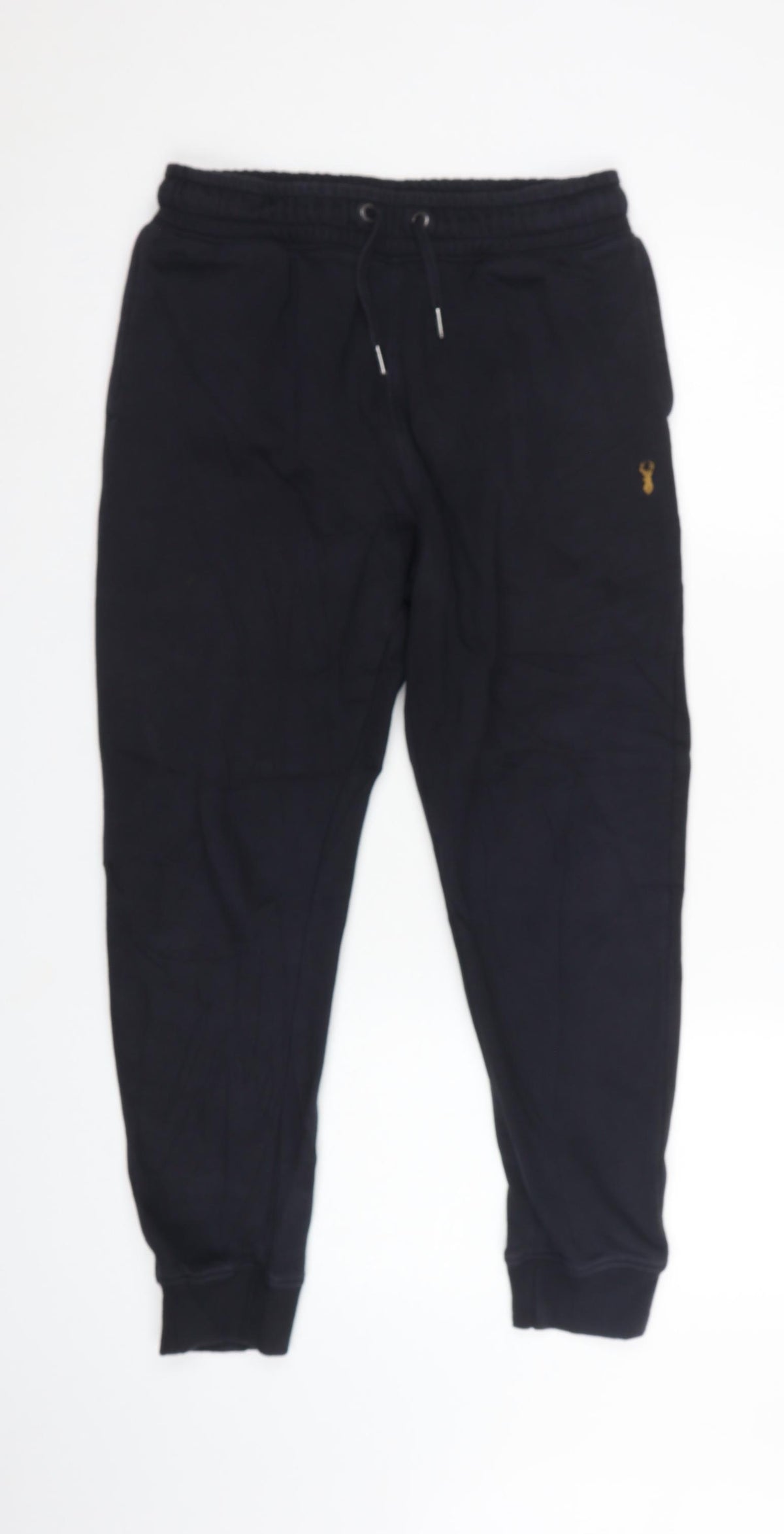 Next Men's Black S Short Slim Fit Jogger Sweatpants Cotton Blend