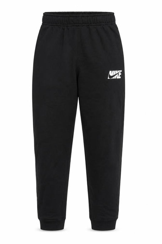 Nike Boys Black 12-13 Years Jogger Sweatpants Elastic Waist Logo