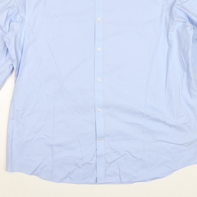 Marks and Spencer Men Blue 3XL Regular Fit Non-Iron Formal Shirt