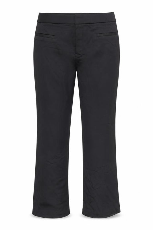 Zara Women’s Black XL Tailored Straight Leg Dress Trousers Pockets