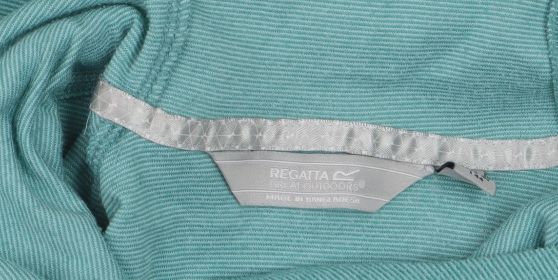 Regatta Women Green UK 12 Hooded Pullover Sweatshirt Lightweight Logo