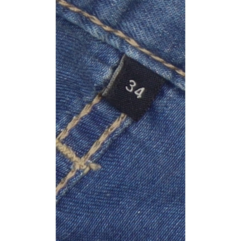 Armani Jeans Men Blue Straight Regular Fit Denim W34 Logo