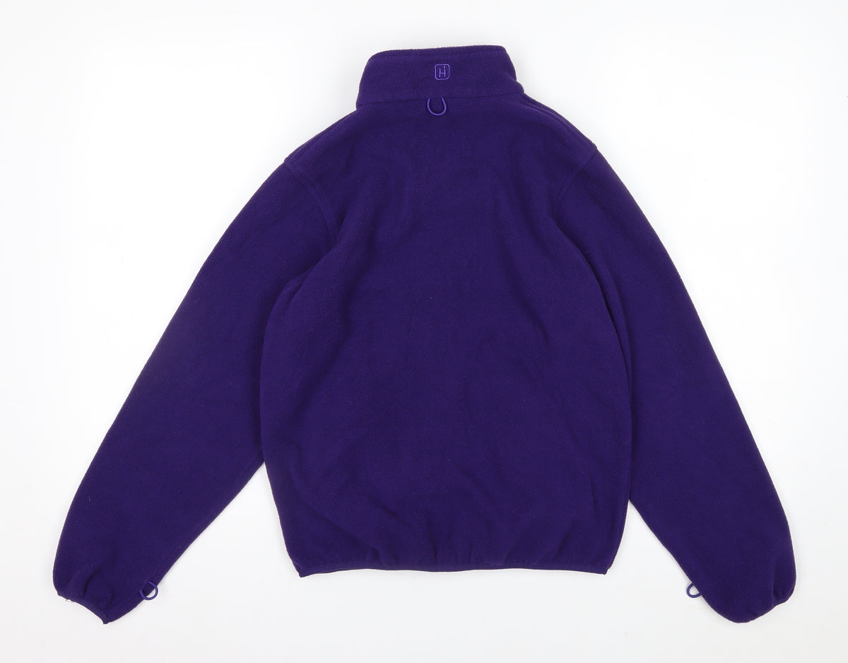 Highgear Unisex Kids Purple 11-12 Years Fleece Full-Zip Basic Jacket