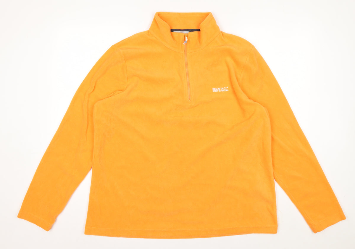 Regatta Women’s Orange UK 20 1/2 Zip Fleece Pullover Sweatshirt