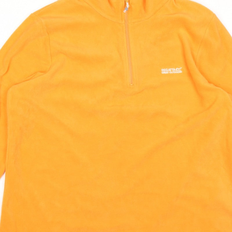 Regatta Women’s Orange UK 20 1/2 Zip Fleece Pullover Sweatshirt