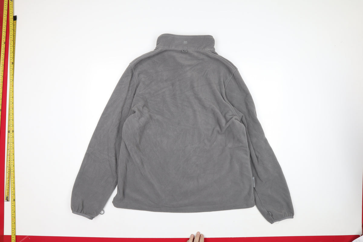 Mountain Warehouse Unisex Grey 2XL Fleece Full Zip Outdoor Jacket