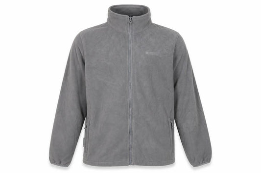 Mountain Warehouse Unisex Grey 2XL Fleece Full Zip Outdoor Jacket