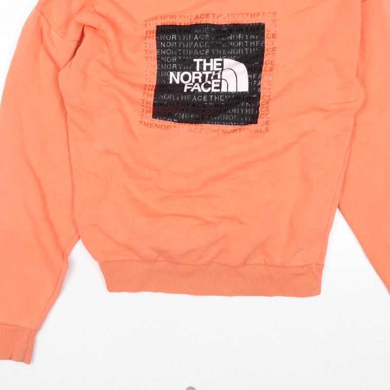 The North Face Women’s Orange XS Pullover Graphic Sweatshirt