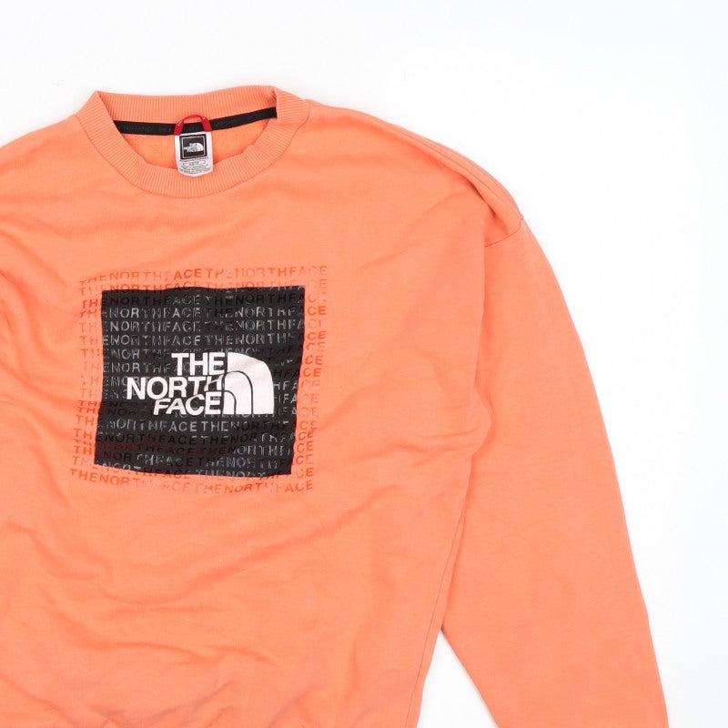 The North Face Women’s Orange XS Pullover Graphic Sweatshirt