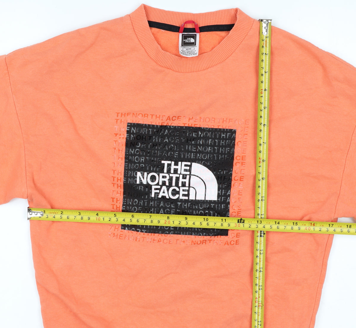 The North Face Women’s Orange XS Pullover Graphic Sweatshirt