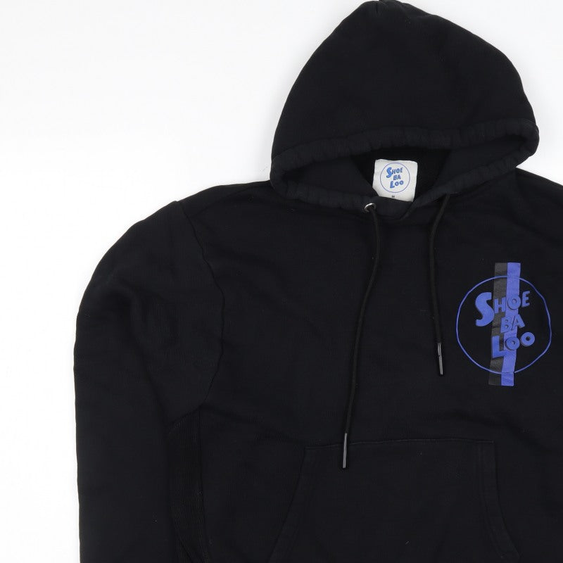 Shoe Ba Loo Women’s Black M Pullover Hoodie Logo Cotton