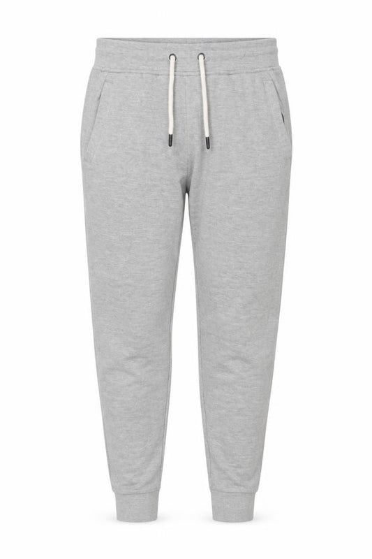 Pull&Bear Men Grey S Tapered Jogger Sweatpants Drawstring