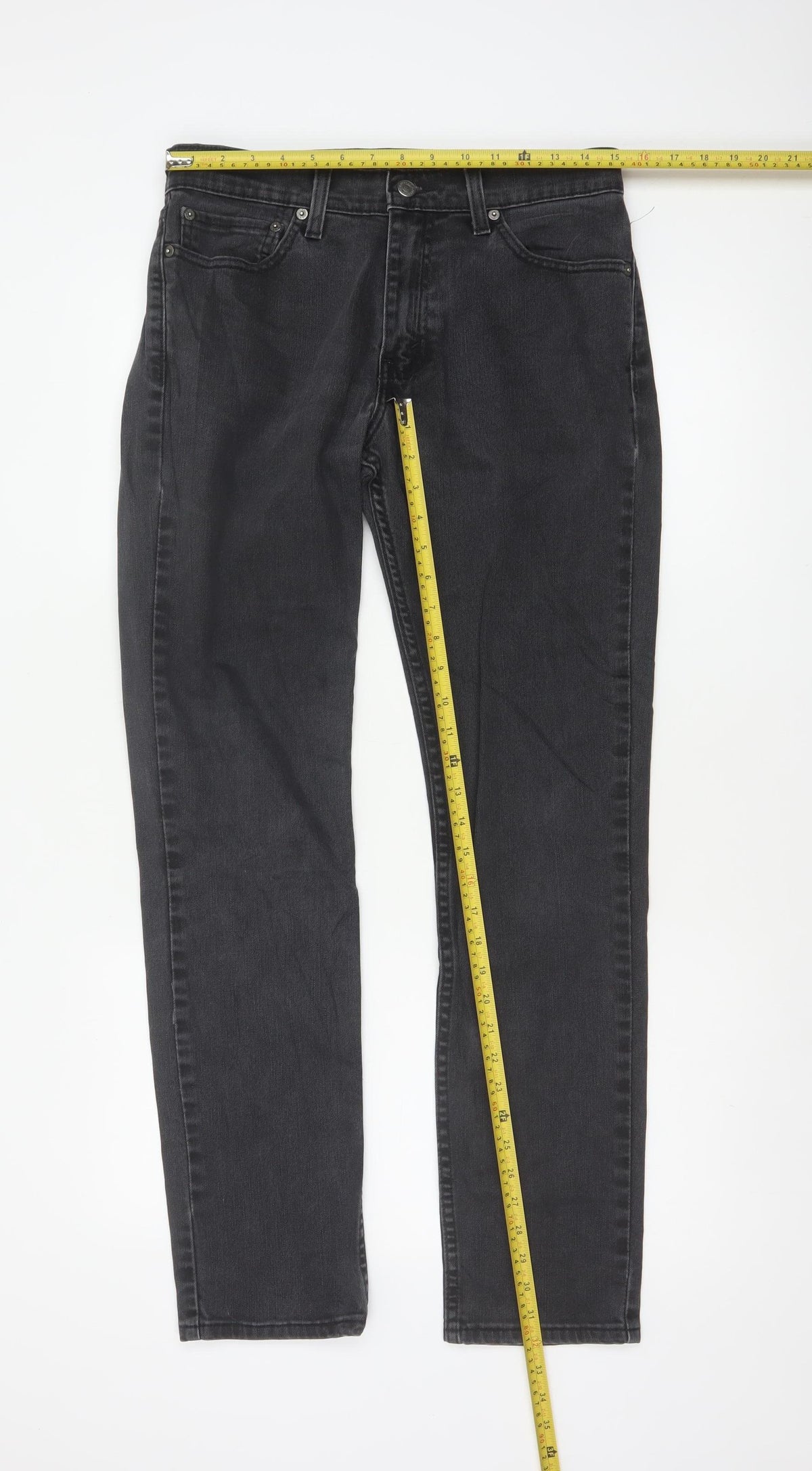 Levi's 511 Men's Black 32x32 Slim Straight Jeans 5-Pocket