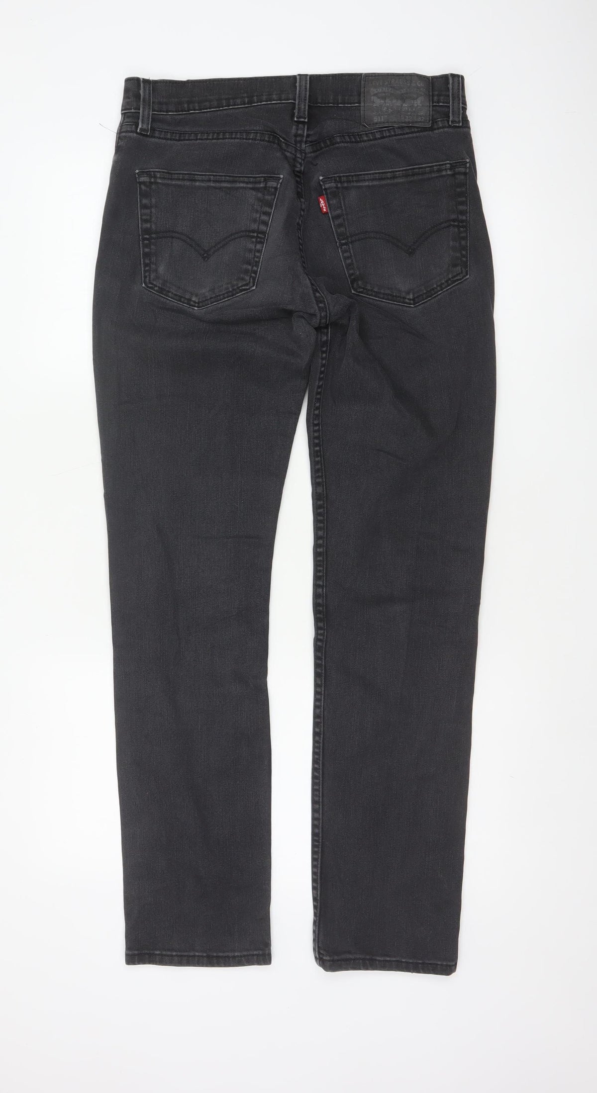 Levi's 511 Men's Black 32x32 Slim Straight Jeans 5-Pocket