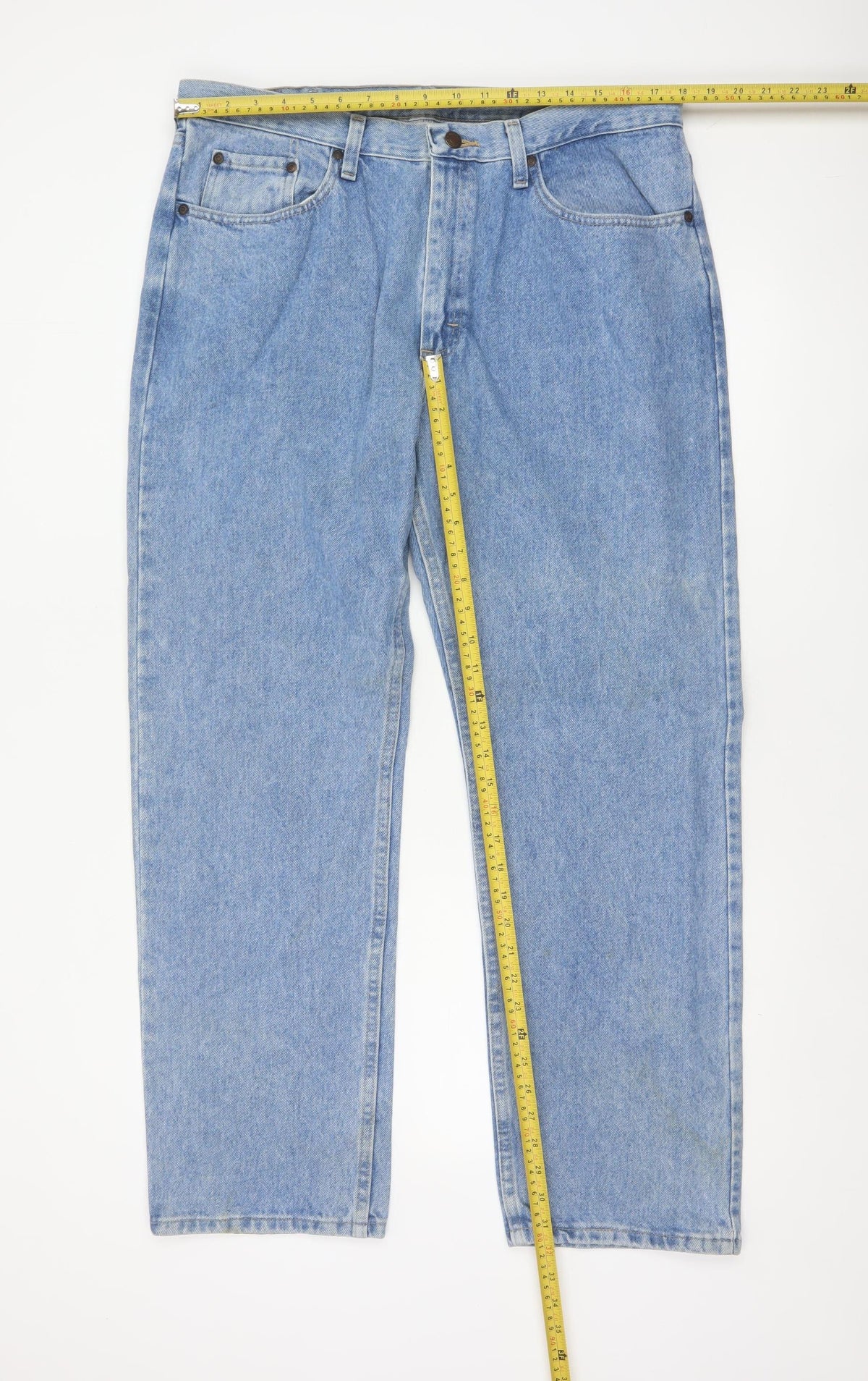 Wrangler Men’s Blue Light Wash 966 Regular Straight Jeans W36 L30