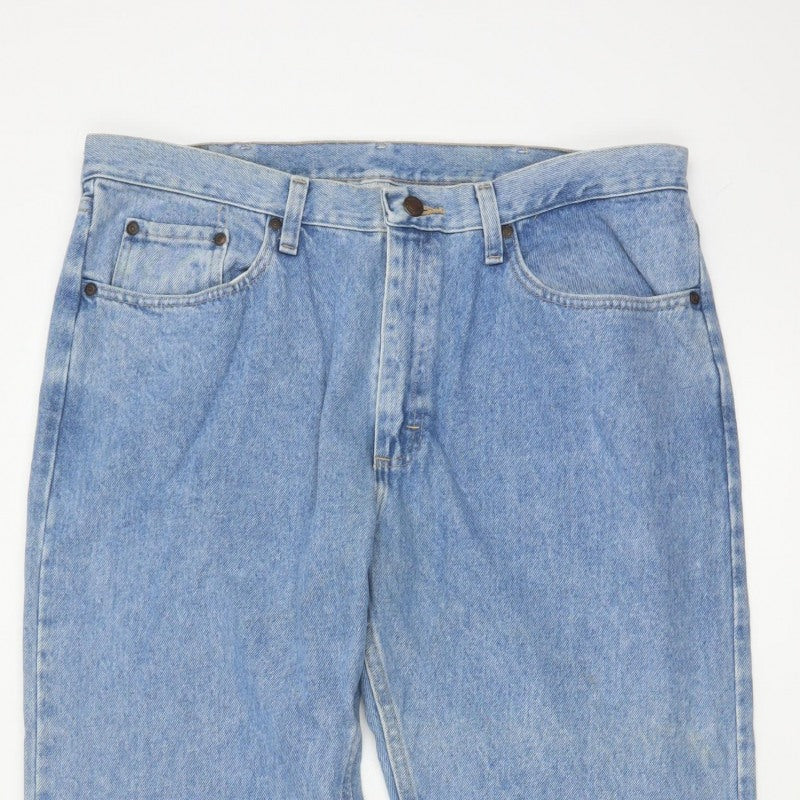 Wrangler Men’s Blue Light Wash 966 Regular Straight Jeans W36 L30
