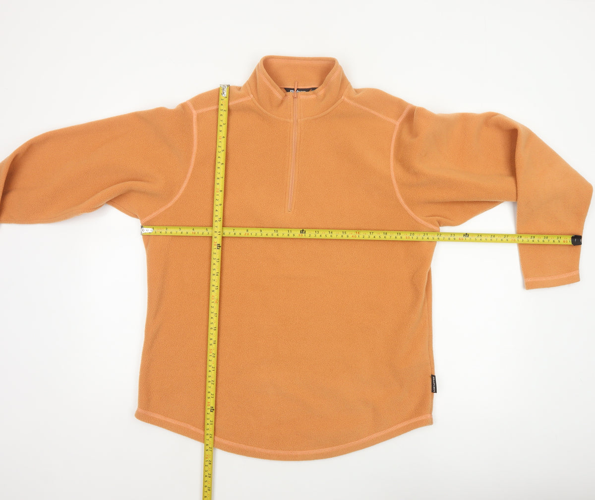 Rohan Women’s Orange L Vital Zip Fleece Pullover Sweatshirt