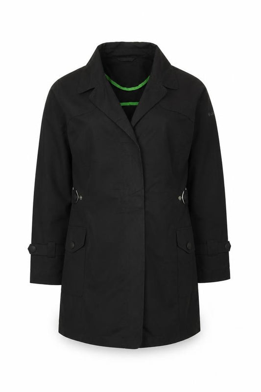 Columbia Men’s Black L Trench Coat Water Resistant Outdoor