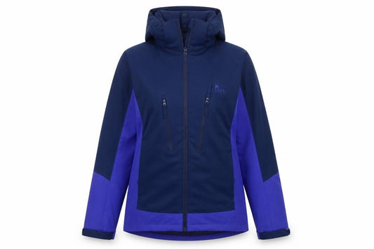 Hi Gear Women’s Blue Ski Jacket UK 14 Hooded Softshell Outdoor