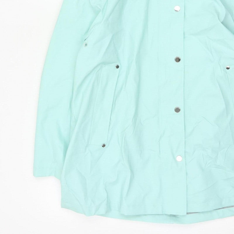 Marks & Spencer Women's Green UK 14 Petite Hooded Rain Jacket