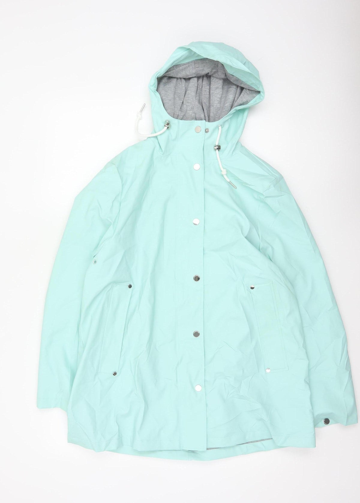 Marks & Spencer Women's Green UK 14 Petite Hooded Rain Jacket