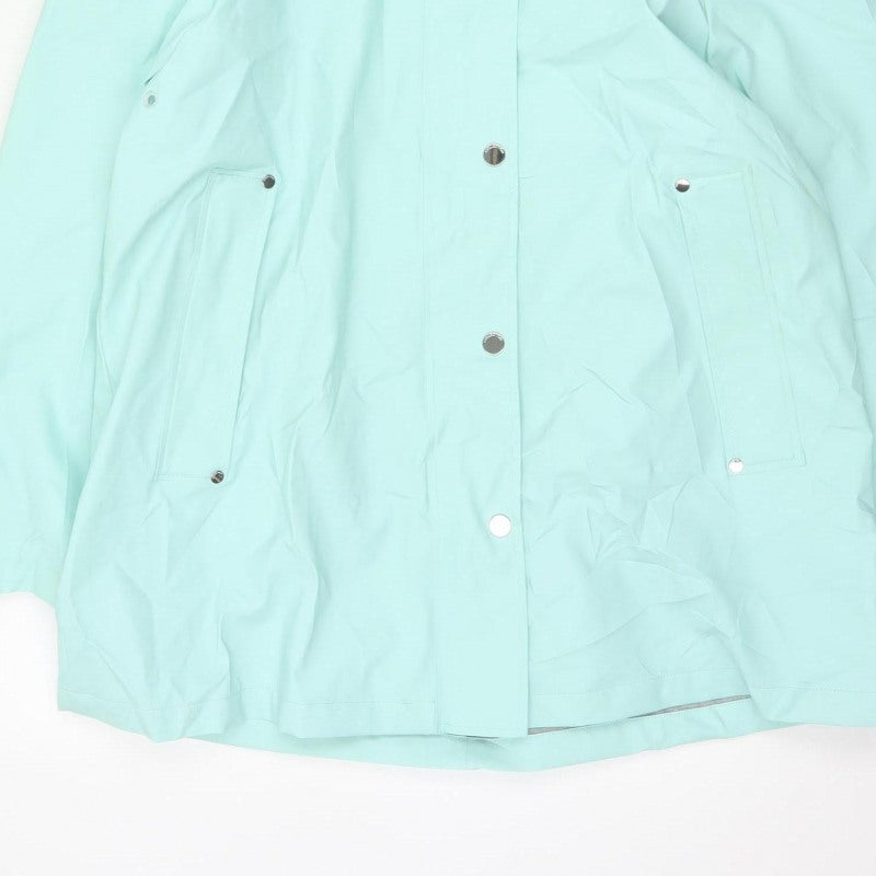 Marks & Spencer Women's Green UK 14 Petite Hooded Rain Jacket
