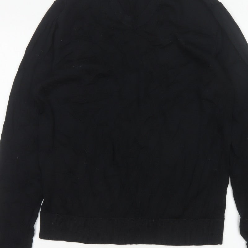 Gap Men’s Black Merino Wool V-Neck Pullover Jumper M