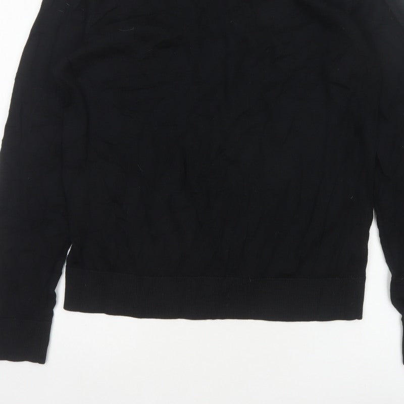 Gap Men’s Black Merino Wool V-Neck Pullover Jumper M