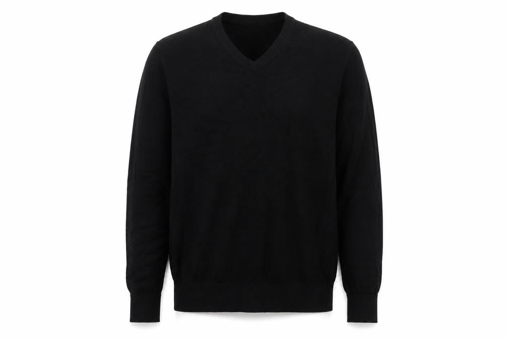 Gap Men’s Black Merino Wool V-Neck Pullover Jumper M