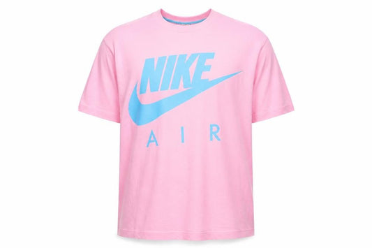 Nike Unisex Adults Pink XL Basic Cotton Jersey Air Logo T-Shirt