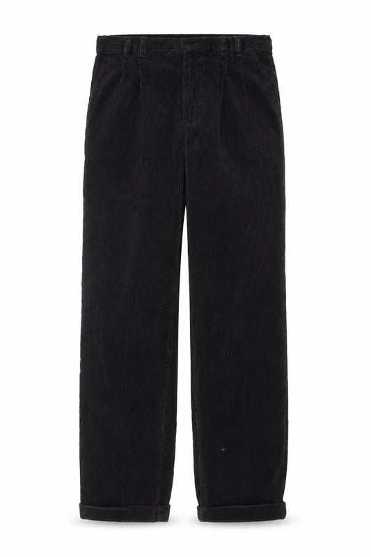 Wrangler Men’s Black Corduroy Straight Trousers 32x34 M Vintage
