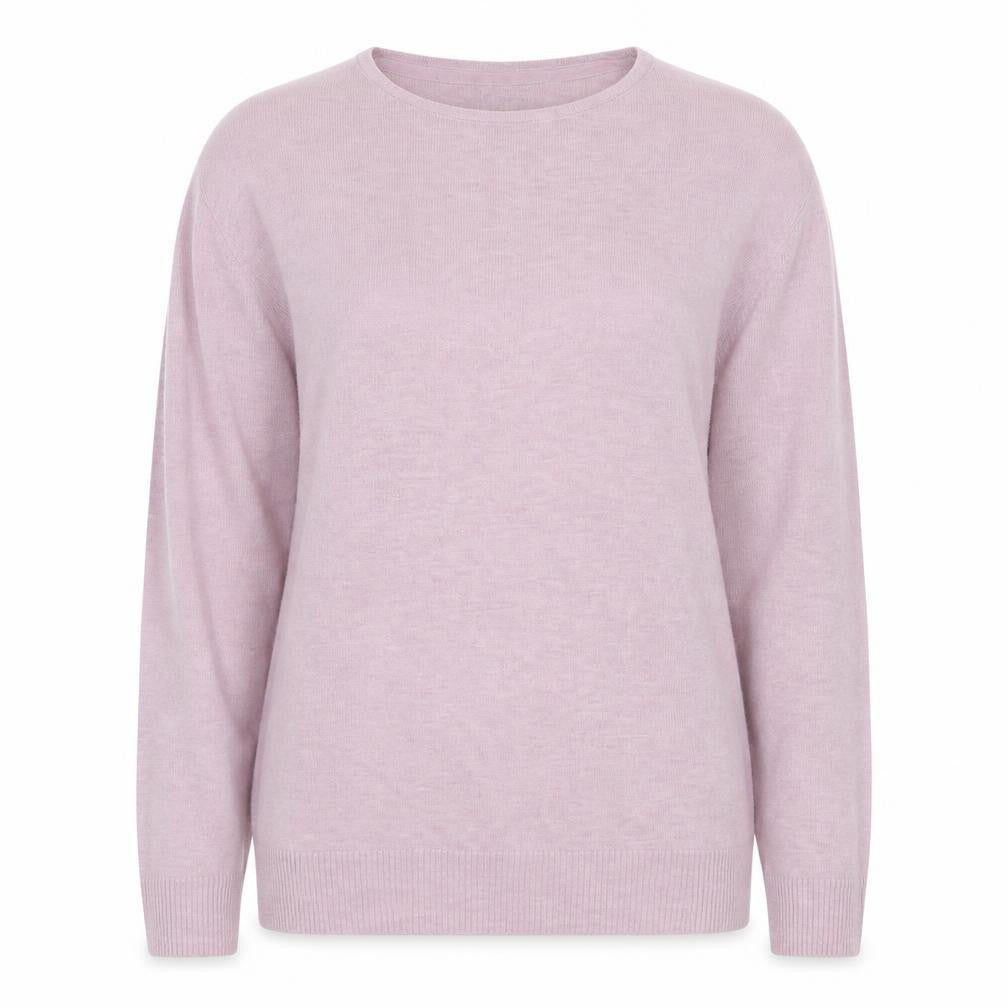 Fat Face Women’s Pink Linen Crew Neck Pullover Jumper UK 12
