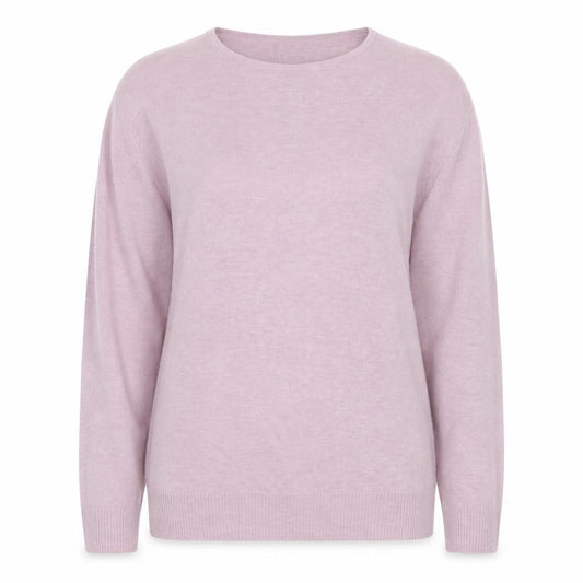 Fat Face Women’s Pink Linen Crew Neck Pullover Jumper UK 12