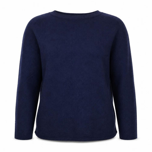 Oasis Women’s Navy Blue XS V-Neck Lightweight Knit Jumper