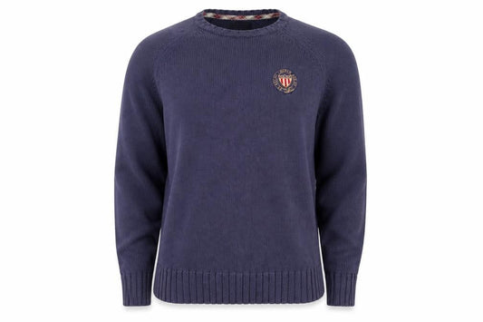 Ralph Lauren Polo Jeans Men Blue XL Cotton Cashmere Logo Jumper