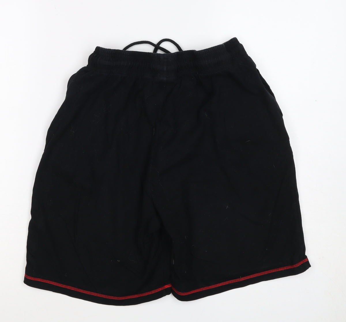 Nicce Men’s Black L Sweat Shorts Drawstring Logo Gym Training