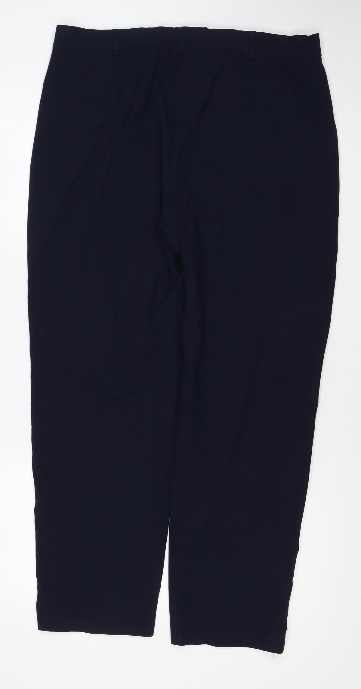 M&S Women’s Blue Size 16 Tailored Straight Leg Work Trousers