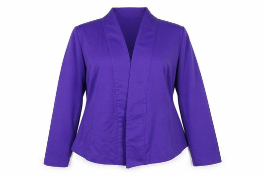 M&S Per Una Women’s Purple Size 16 Stretch Shawl Collar Blazer