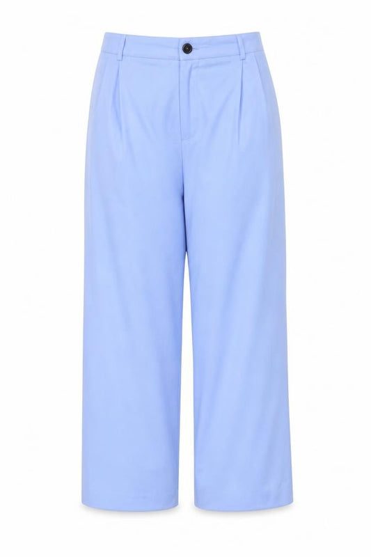Marks and Spencer Women’s Blue Size 20 Wide-Leg Tailored Trousers