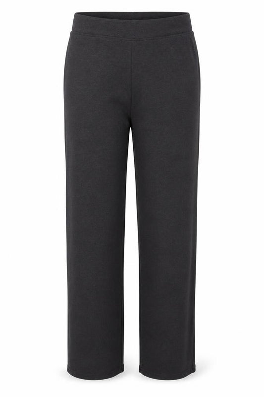 Marks & Spencer Women Black Size 12 Regular Stretch Straight Trousers