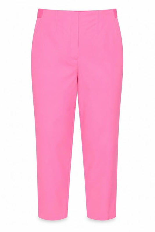 Marks and Spencer Women Pink Size 16 Straight Leg Stretch Trousers