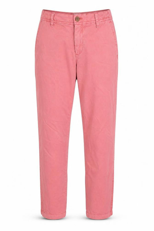 Gap Women’s Pink UK 6 Girlfriend Chino Tapered Cotton Trousers