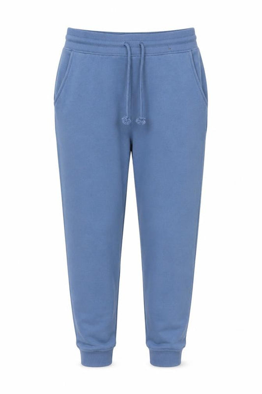 Marks and Spencer Women’s Blue UK 10 Short Cotton Blend Jogger Trousers