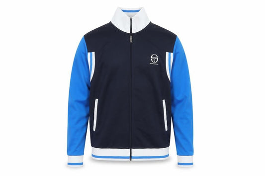 Sergio Tacchini Men’s Blue L Varsity Jacket Full Zip Logo