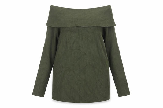 Apricot Women Green Cowl Neck Long Sleeve Knit Tunic Jumper UK 14