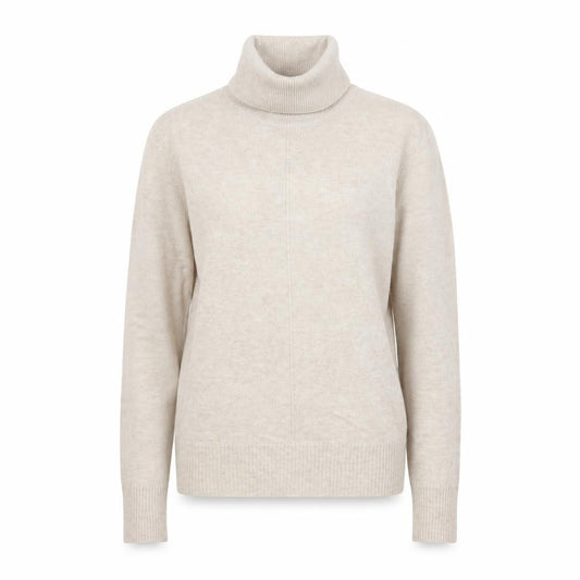 Chinti & Parker Women’s Beige XS Wool Cashmere Roll Neck Jumper